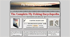 Desktop Screenshot of flyfishingencyclopedia.com
